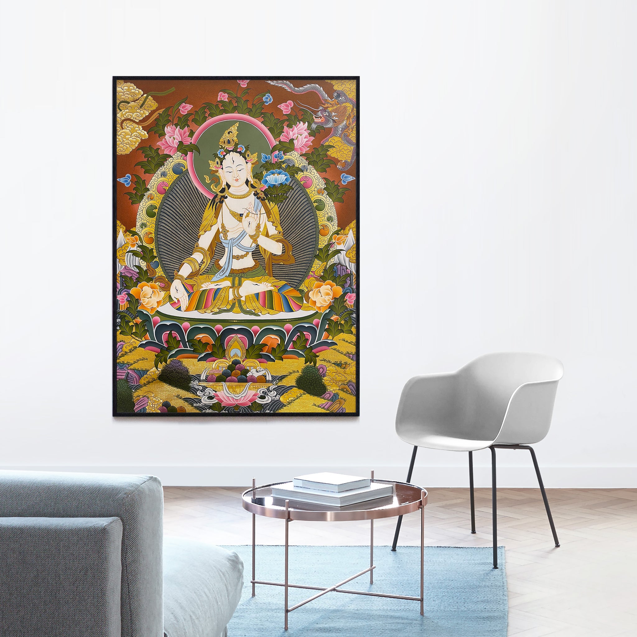 Uncovering the Symbolism and Meaning Behind the White Tara Thangka