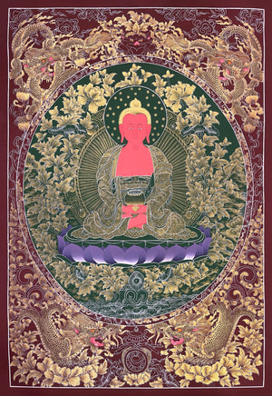 Amitabha Buddha Thangka – 57×81 cm, Fine Grade · ET-2160
