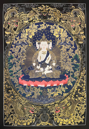 Vairocana Thangka – 57×81 cm, Fine Grade · ET-2164