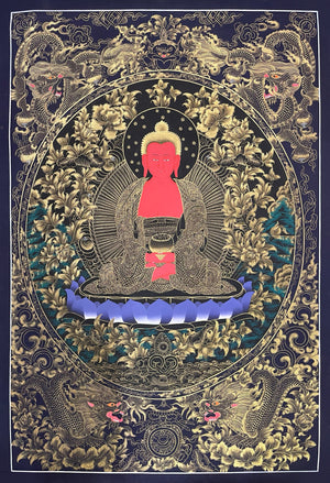 Amitabha Buddha Thangka – 57×81 cm, Fine Grade · ET-2169