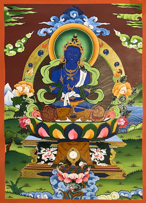 金剛持唐卡 – 35×50 cm · 精品