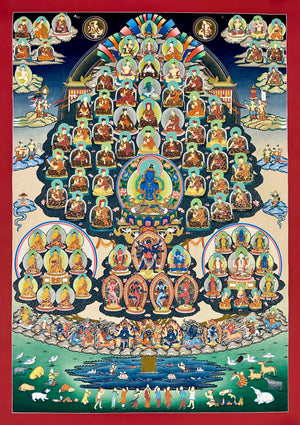 皈依境（金剛持）唐卡 – 75×103 cm · 大師級