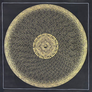 咒輪壇城唐卡 – 108×108 cm · 經典 · MH-10493