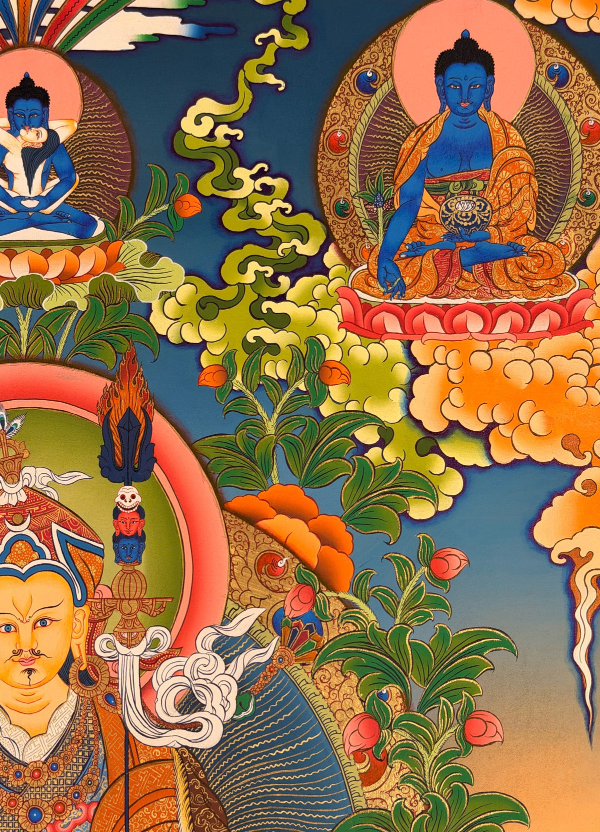 Padmasambhava thangka, close-up photo 4 of 5