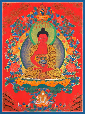 阿彌陀佛唐卡 – 61×82 cm · 精品