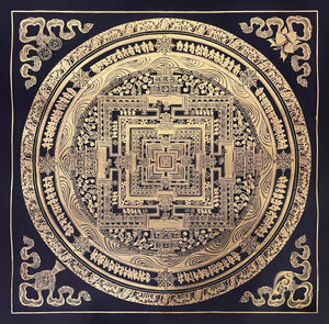 Kalachakra Mandala Thangka – 55×55 cm, Classic Grade · MH-2523