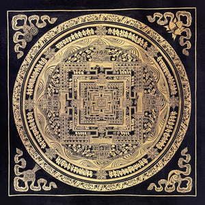 時輪金剛壇城唐卡 – 55×55 cm · 經典 · MH-2622