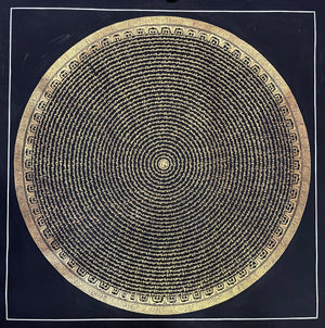 咒輪壇城唐卡 – 107×107 cm · 經典 · MH-2635