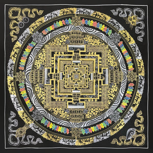 Kalachakra Mandala Thangka – 56×56 cm, Fine Grade · MH-2665