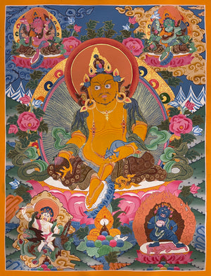 Jambhala Thangka – 53×67 cm, Classic Grade