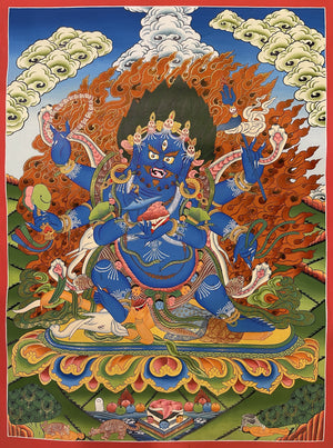 Mahakala Thangka – 54×72 cm, Fine Grade