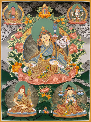 Padmasambhava Thangka – 60×79 cm, Fine Grade