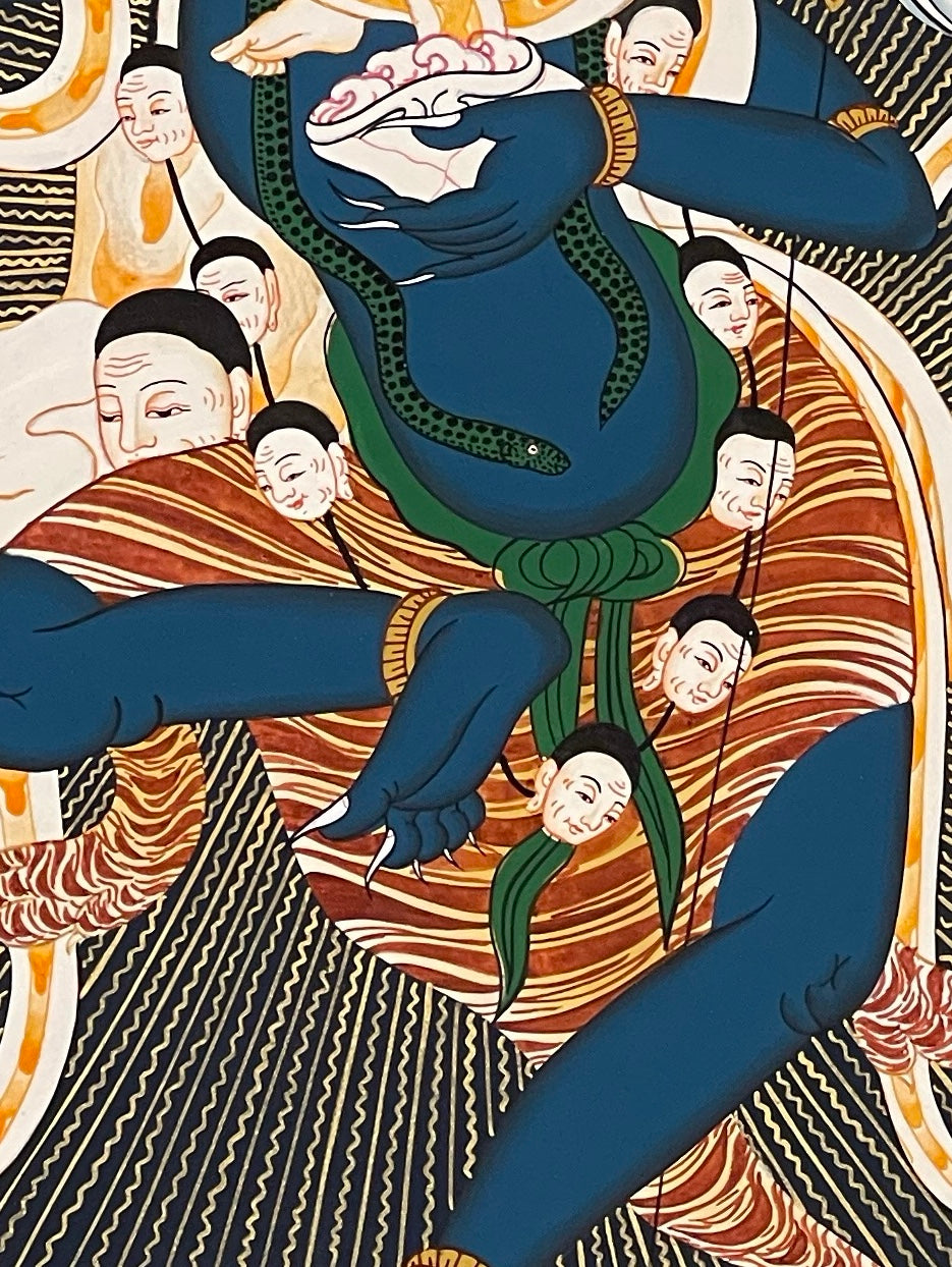 Nairatmya thangka, detail: centre