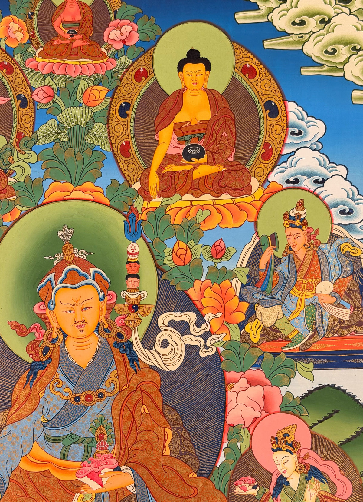 Padmasambhava thangka, close-up photo 4 of 5