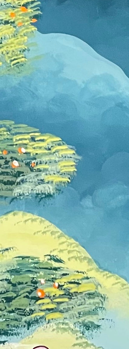 The Four Friends thangka, detail: top-right corner
