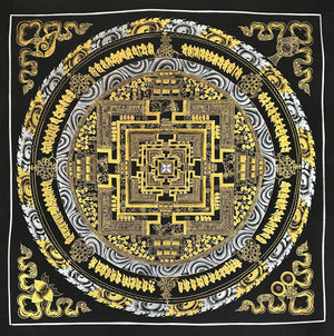 Kalachakra Mandala Thangka – 55×55 cm, Fine Grade · MH-7221