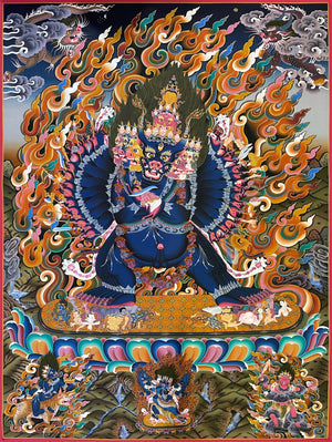 Yamantaka Thangka – 88×120 cm, Master Grade