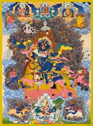 Palden Lhamo Thangka – 60×80 cm, Master Grade