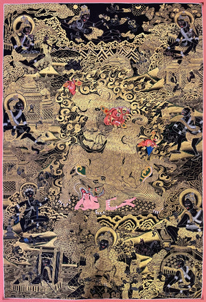 Dorje Drolo Thangka – 81×116 cm, Master Grade