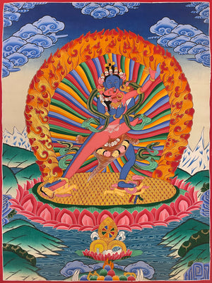 Chakrasamvara Thangka – 65×88 cm, Classic Grade