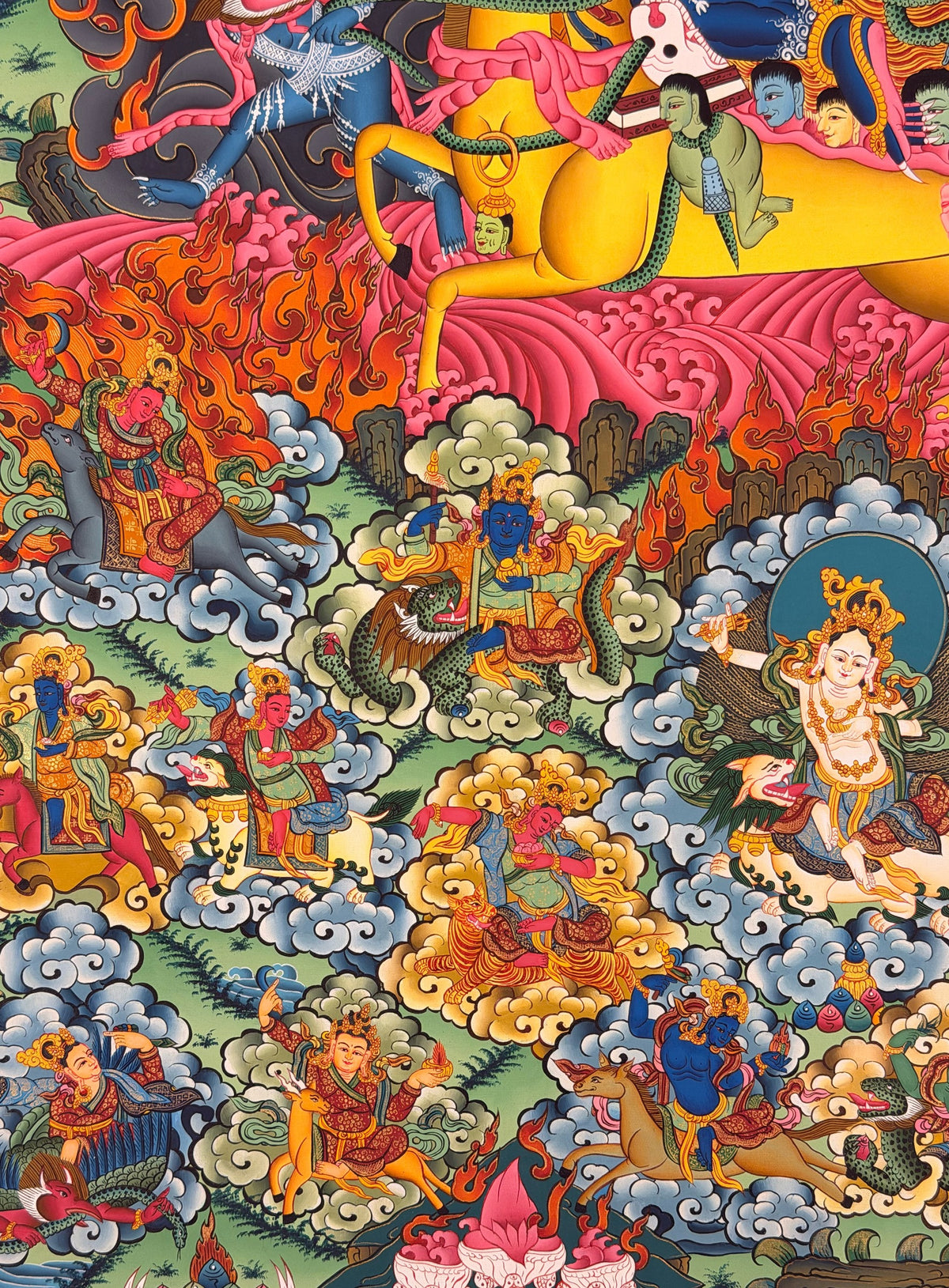 Palden Lhamo thangka, close-up photo 1 of 5