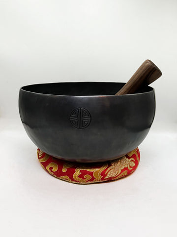 Handmade Black Fullmoon Singing Bowl