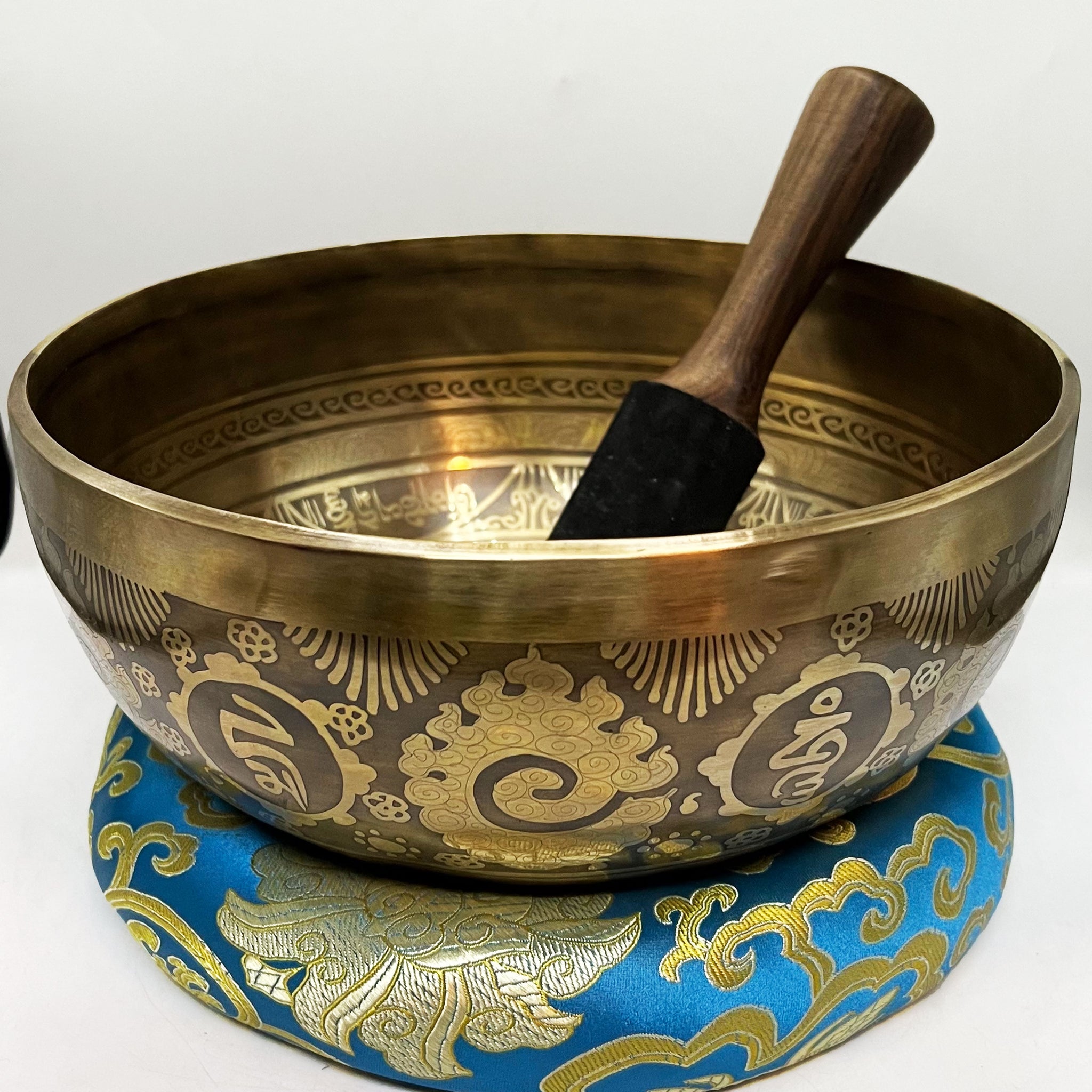 Handmade Carved Singing Bowl