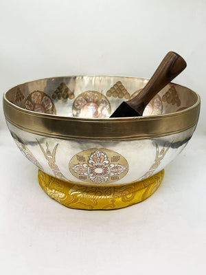 Handmade Carved Singing Bowl