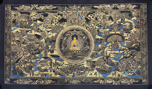 佛传故事唐卡 – 110×66 cm · 精品