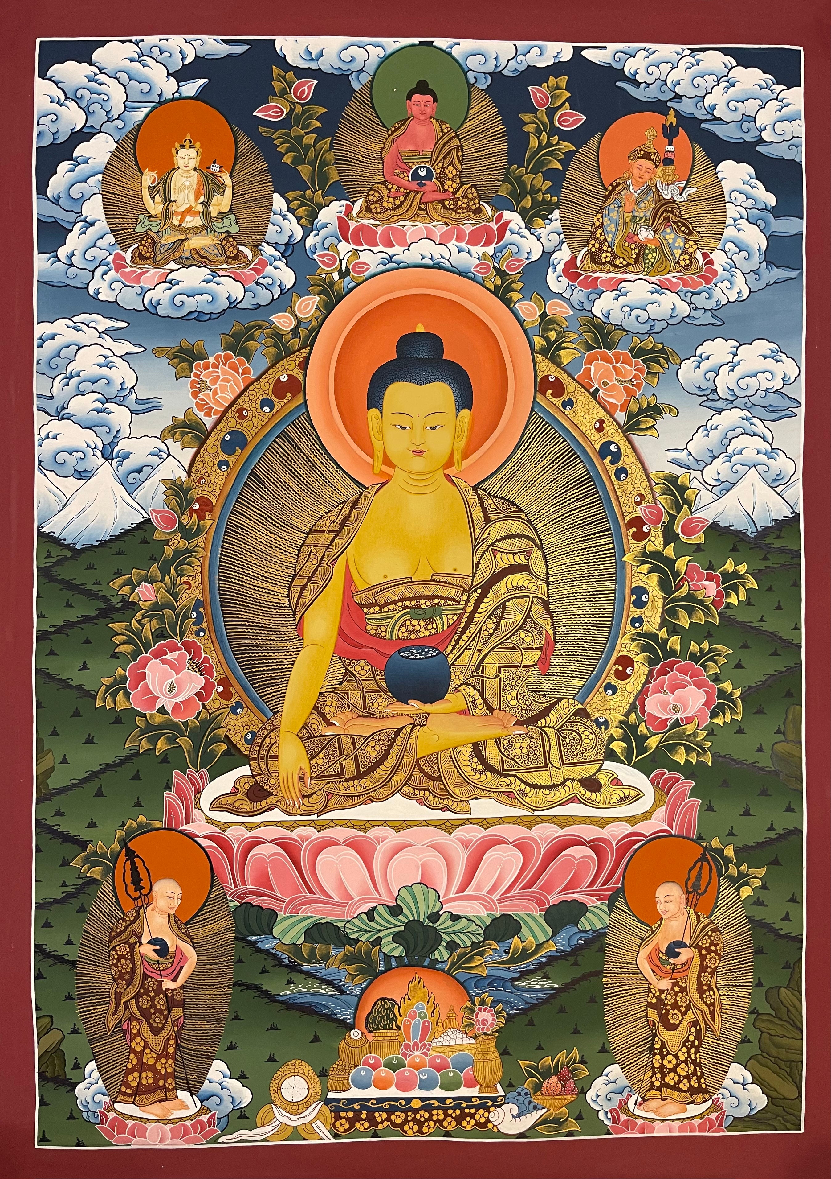 释迦牟尼佛 - 正宗西藏唐卡画