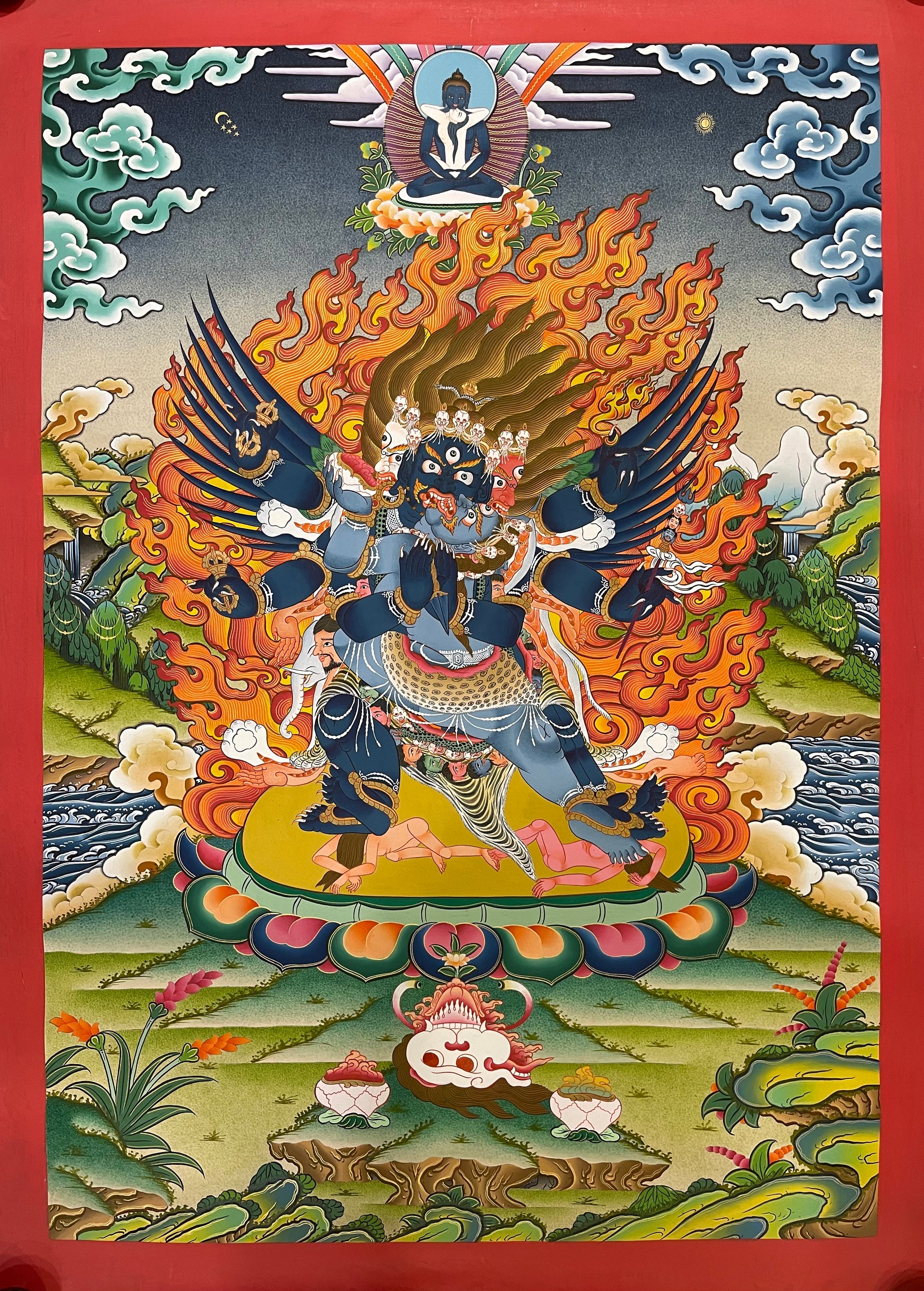 Vajrakilaya - Authentic Master Quality Thangka